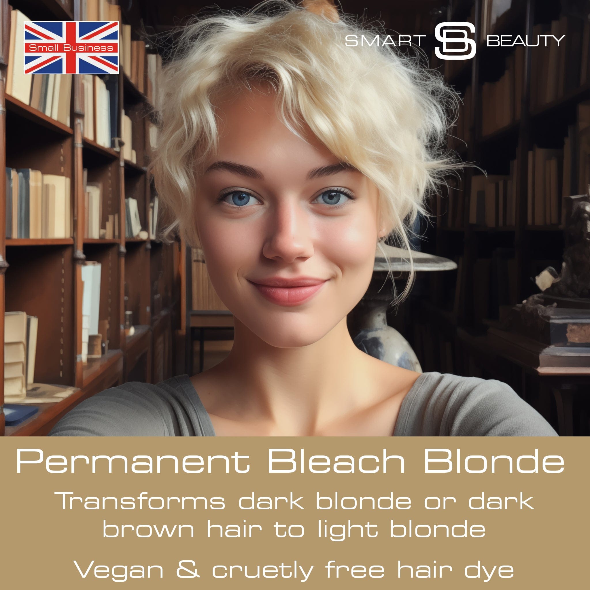 No.1 Smart Blonde Hair Bleach Kit for Dark Hair plus two Ash Conditioning Toner sachets
