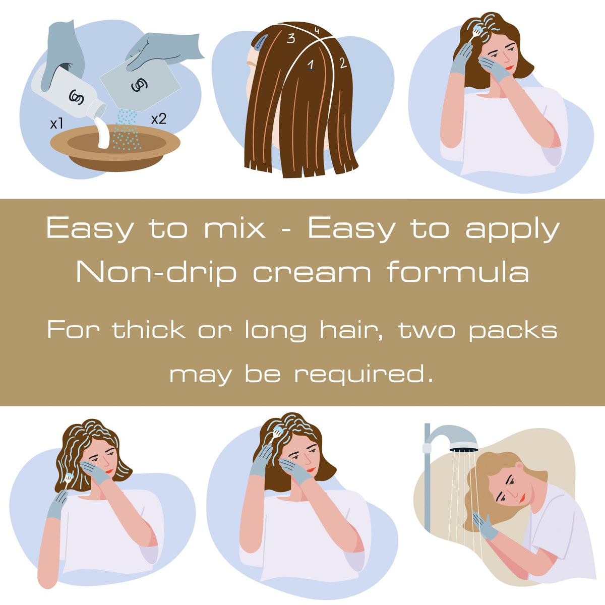 Nr.1 Smart Blondierungs-Set für dunkles Haar