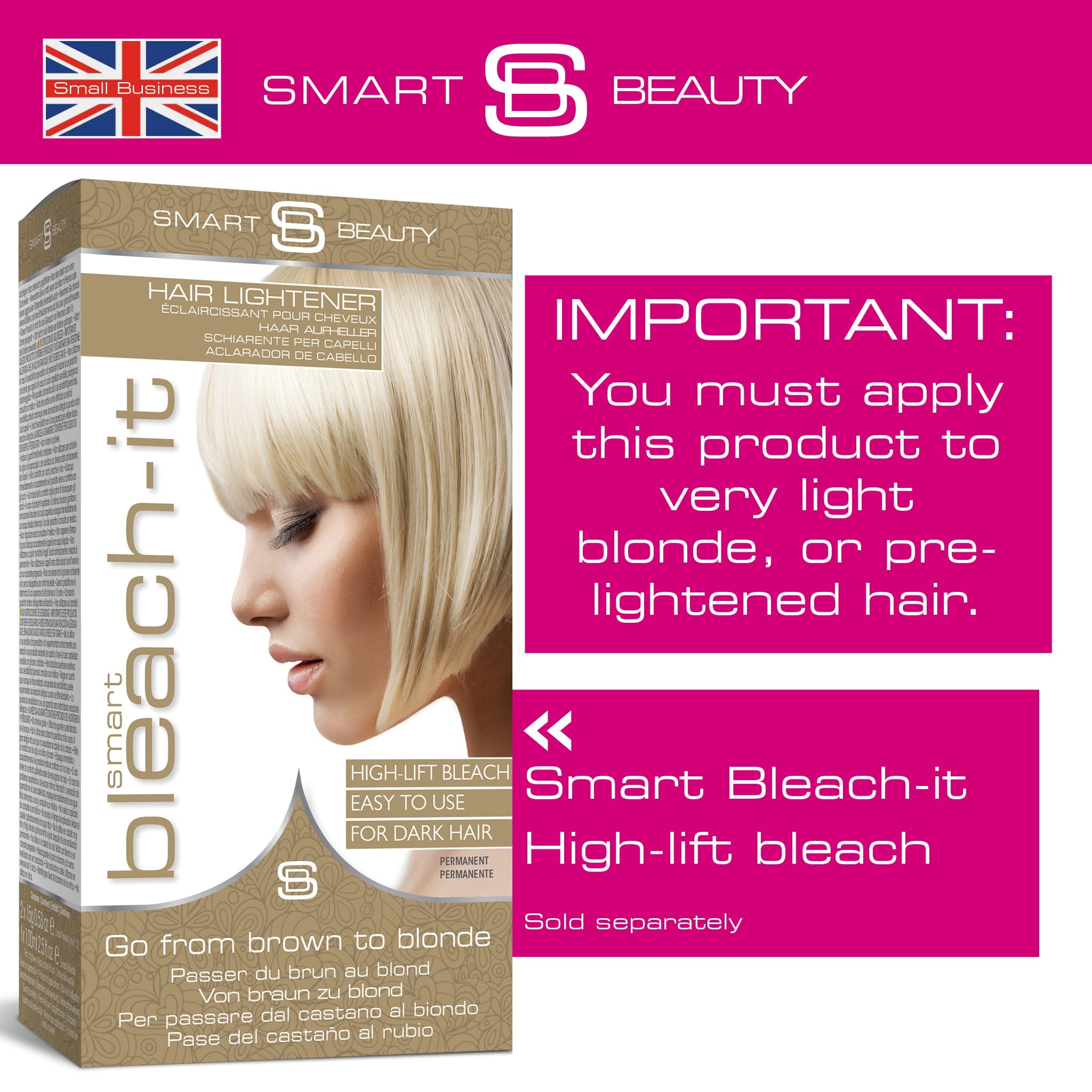 Carmine Pink Vibrant Semi-permanent Hair Colour