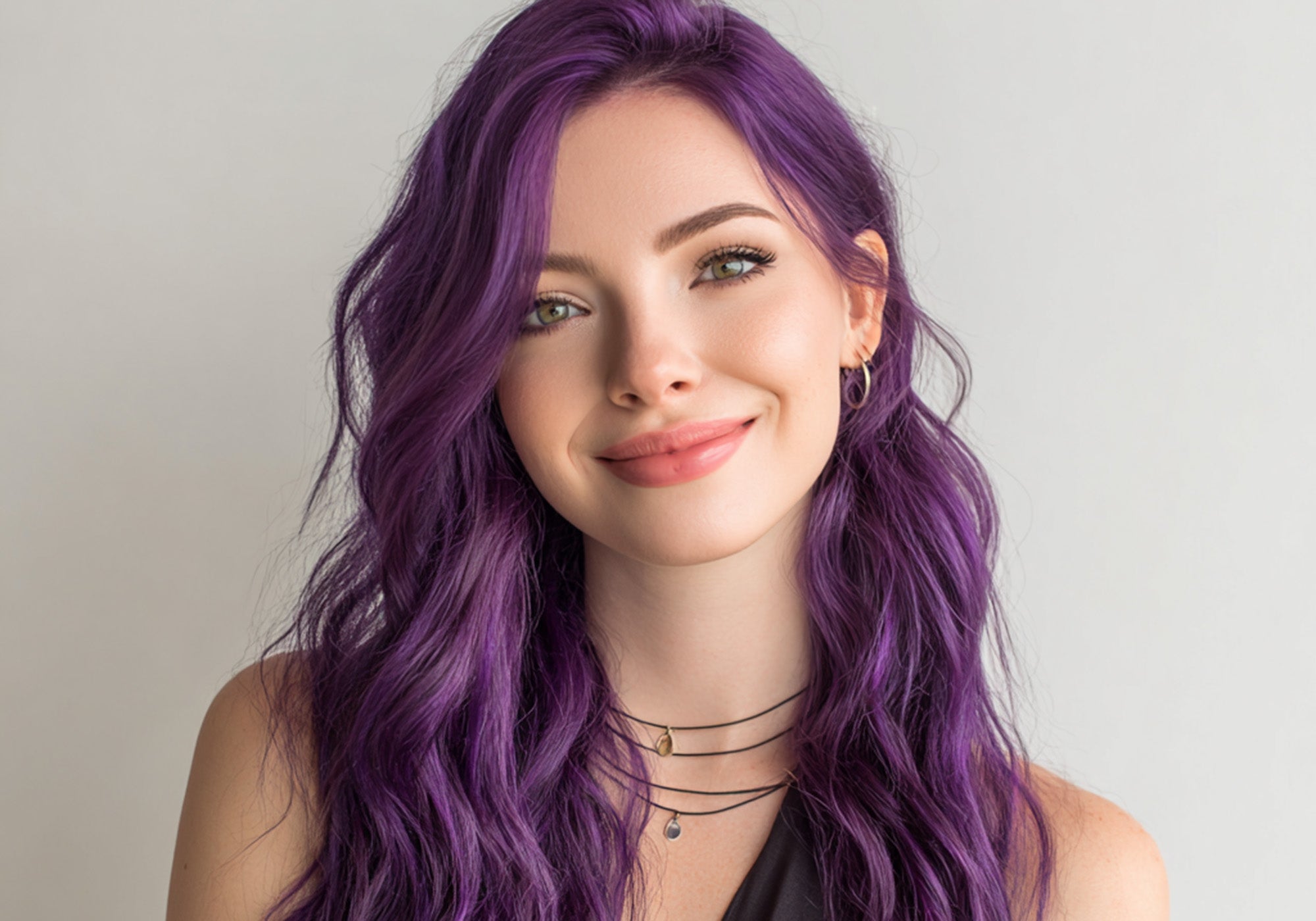 Smart Beauty Amethyst Purple Hair Dye with Added Plex Hair Care Conditioner, Permanent Hair Colour