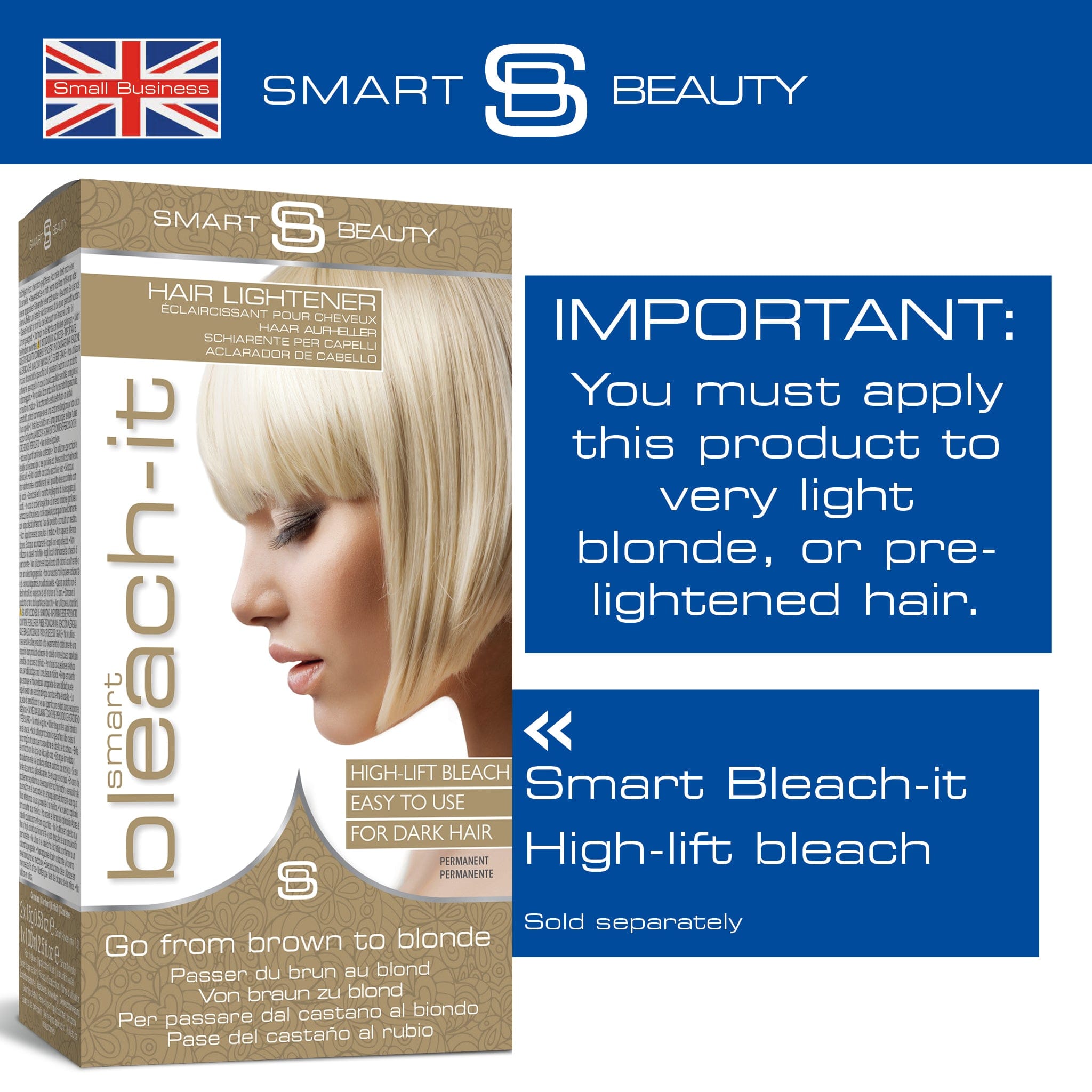 Electric Blue Vibrant Semi-permanent Hair Colour