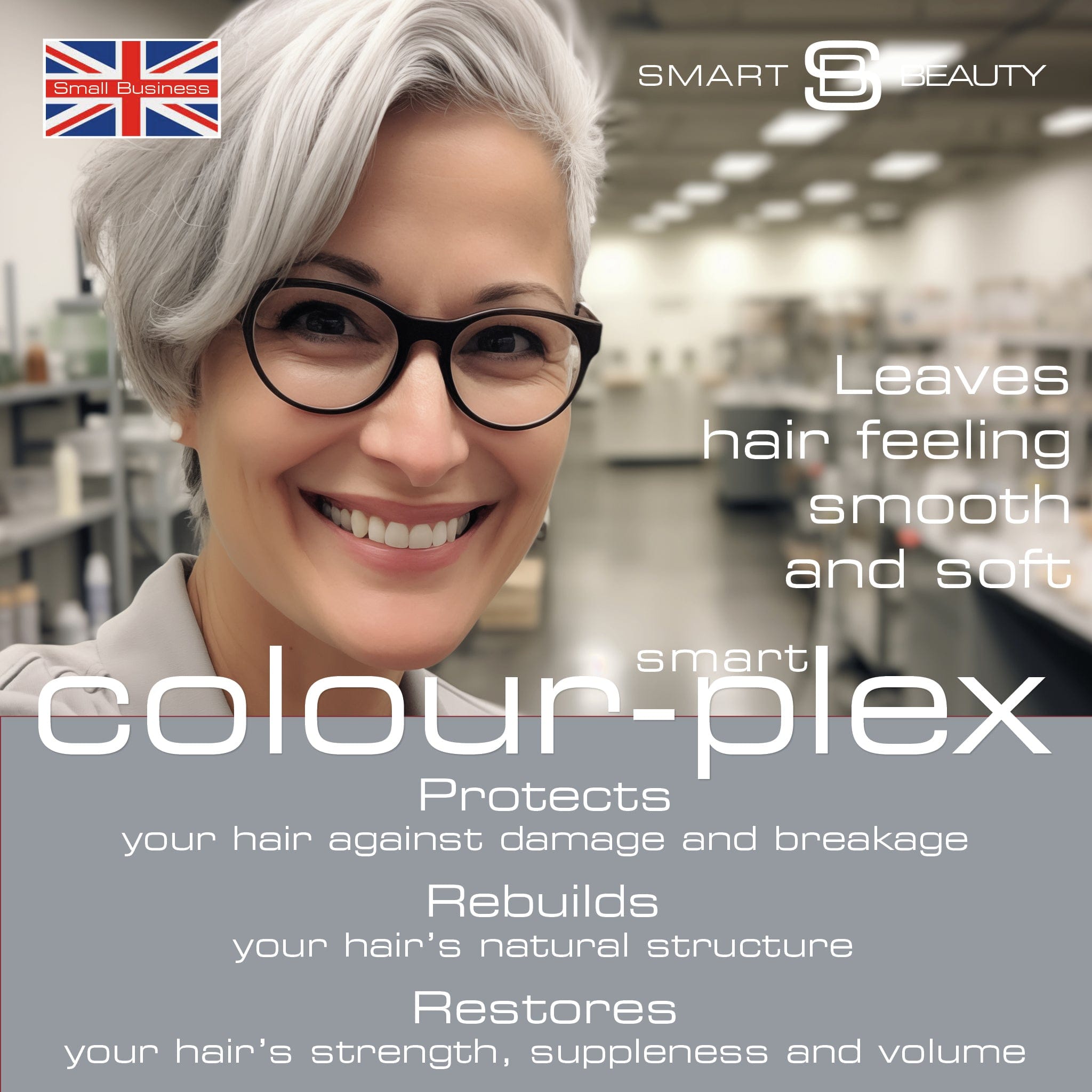 Metallic Silver Pastel | Demi-Permanent Hair Colour with added plex