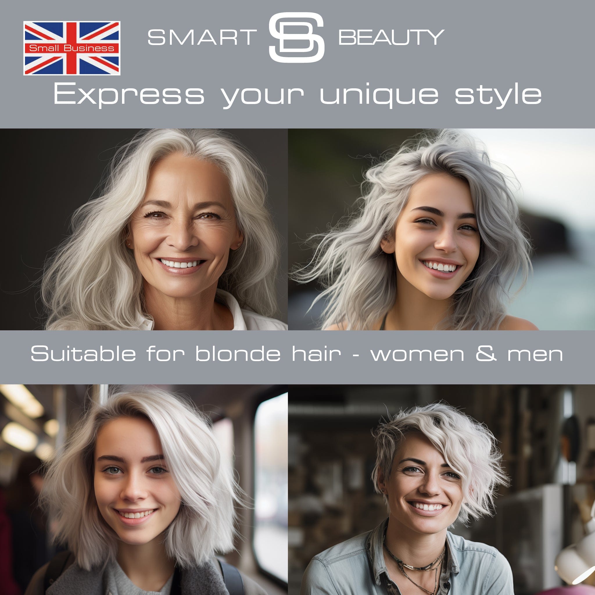 Metallic Silver Pastel | Demi-Permanent Hair Colour with added plex