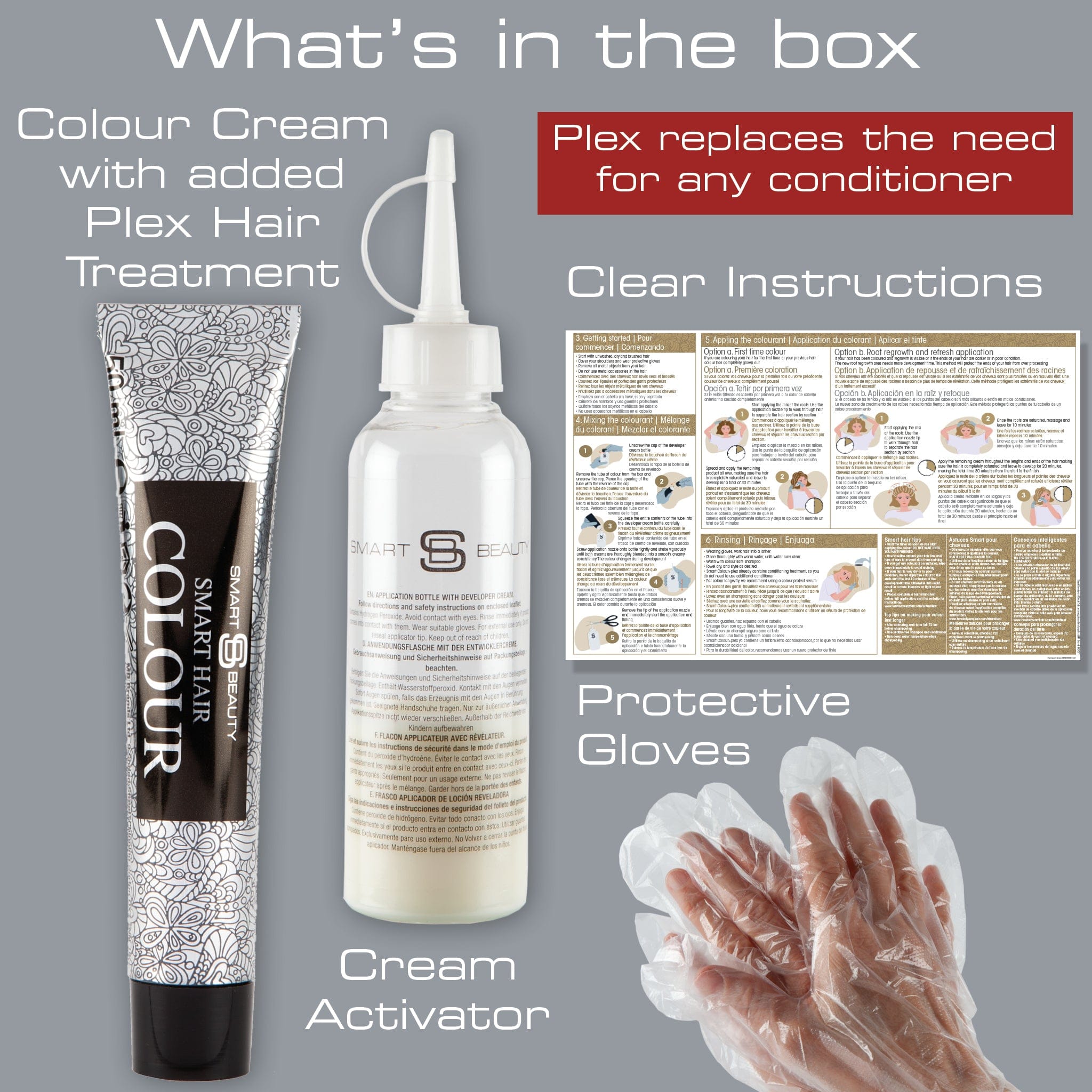 Metallic Silver Pastel | Demi-Permanent Hair Colour with added plex